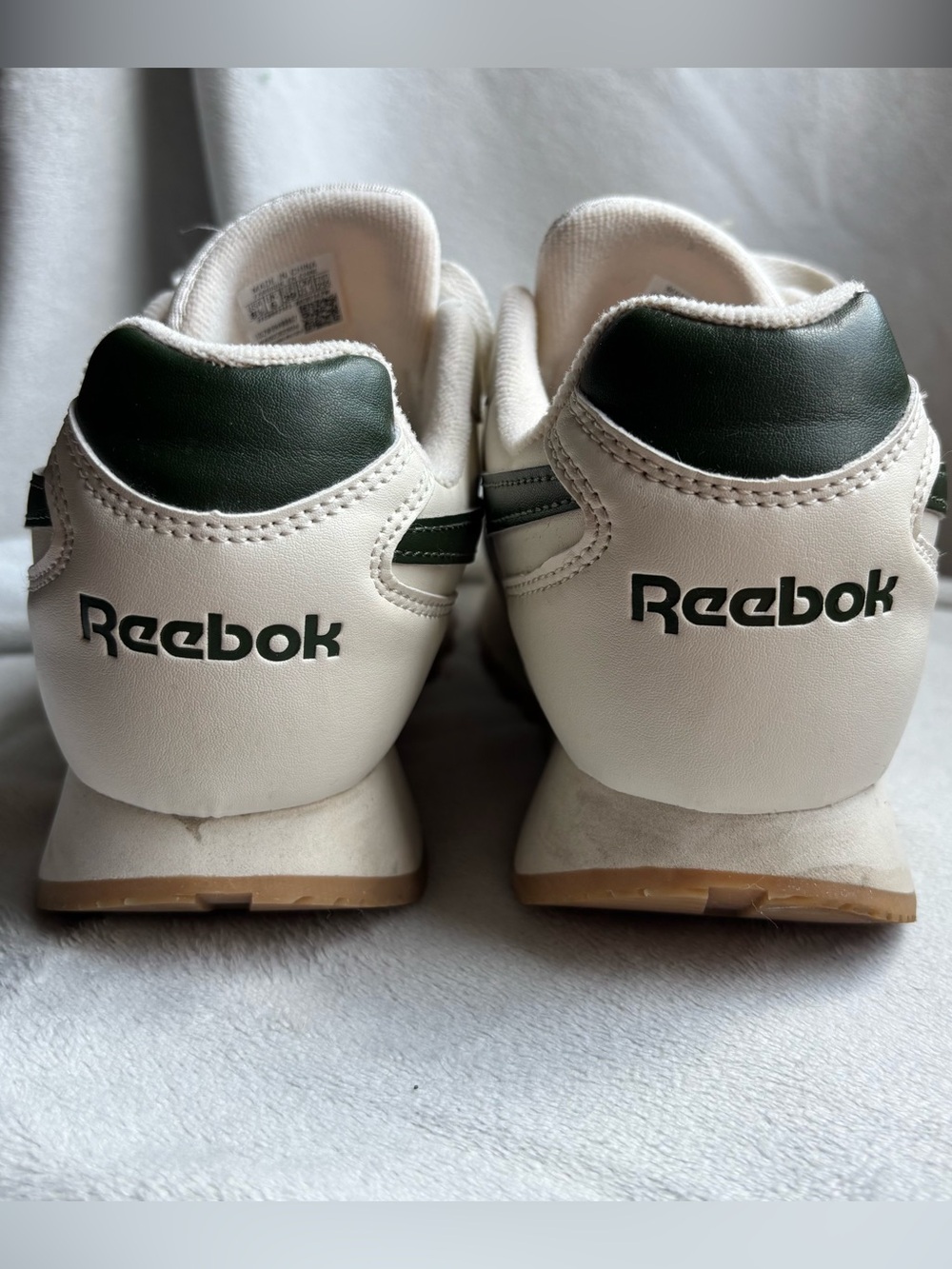 Reebok Classic Harman Green Striped Sneakers 8.5 - Picture 4 of 8